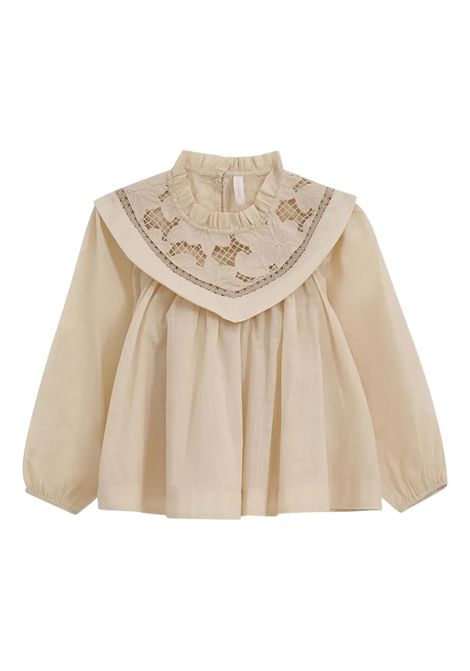 Blusa con pizzo ZIMMERMANN KIDS | 3864TSS252TEA